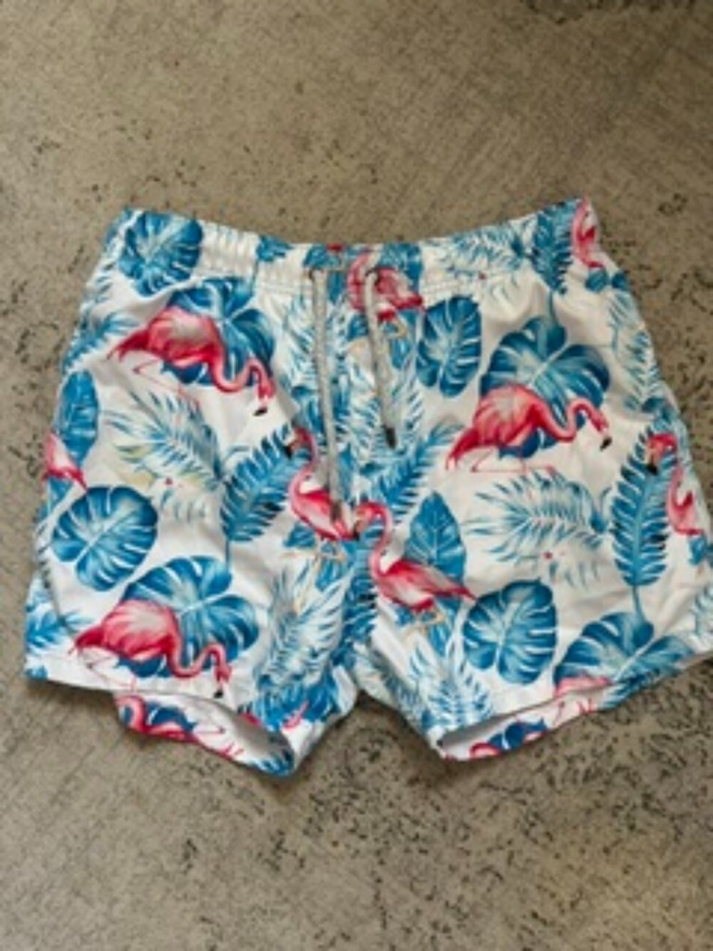 🧡3/$15 The Endless Summer Flamingo Swim Trunks M